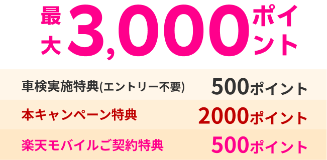 最大3,500ポイント