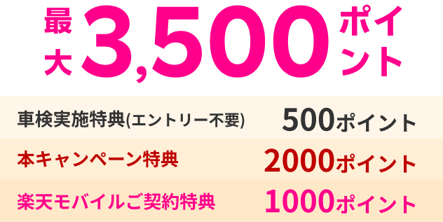 最大3,500ポイント