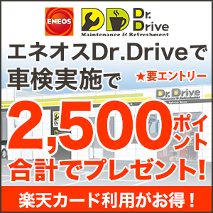 楽天車検 エネオスdr Driveで車検予約 実施で合計2 500ポイントプレゼントキャンペーン