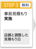 STEP3 事前見積もり実施