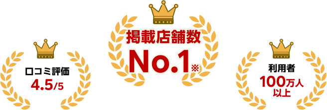 掲載店舗数 No.1